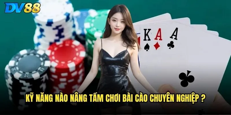 Kỹ năng nào nâng tầm chơi bài cào chuyên nghiệp?